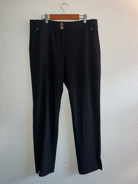 NWT Club Monaco Petrah Pant Black Size 10 Straight Leg